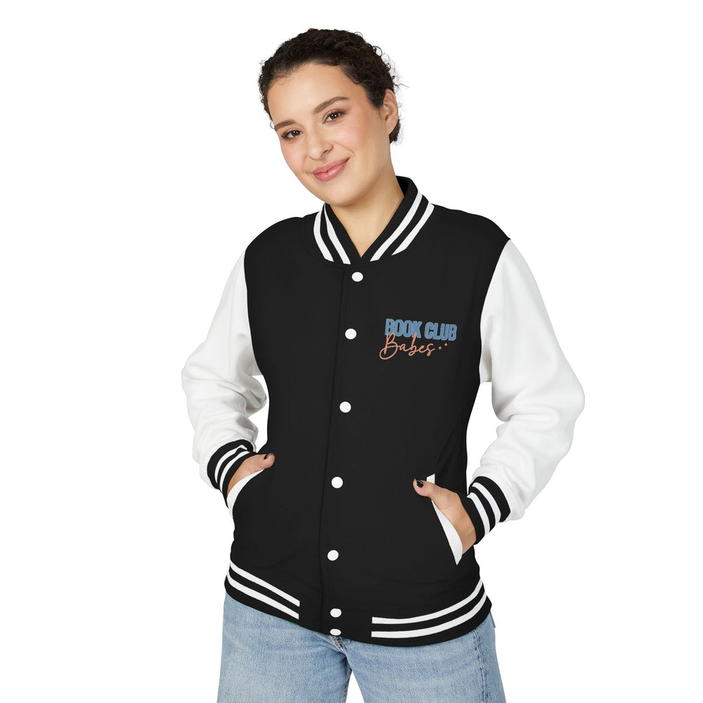 Letterman Jacket — "Book Club Babes" Varsity Jacket for Readers