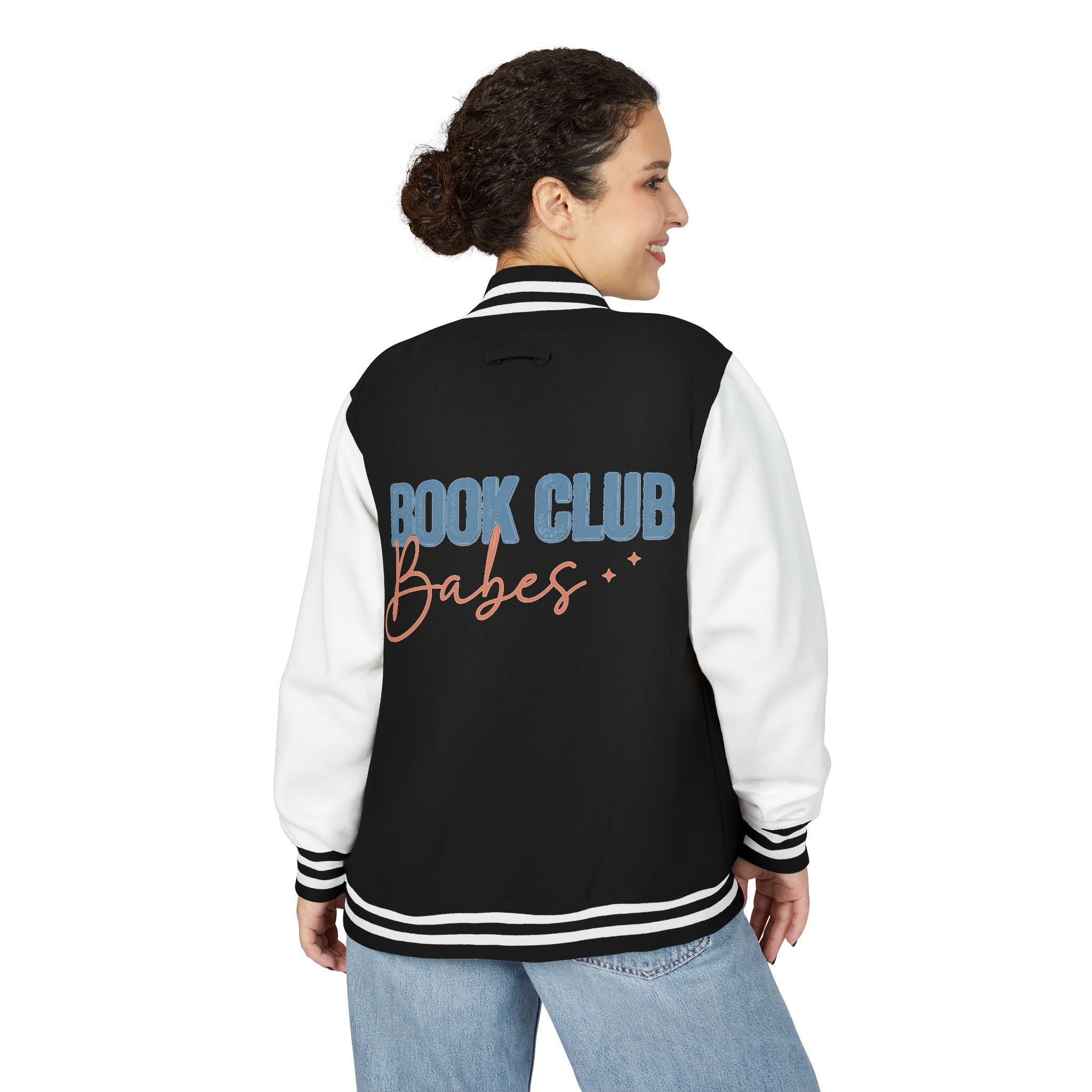 Letterman Jacket — "Book Club Babes" Varsity Jacket for Readers