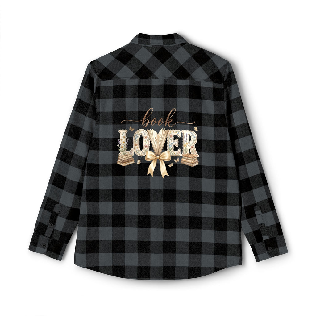 Book Lover Flannel Shirt - Cozy Plaid Reading Gift
