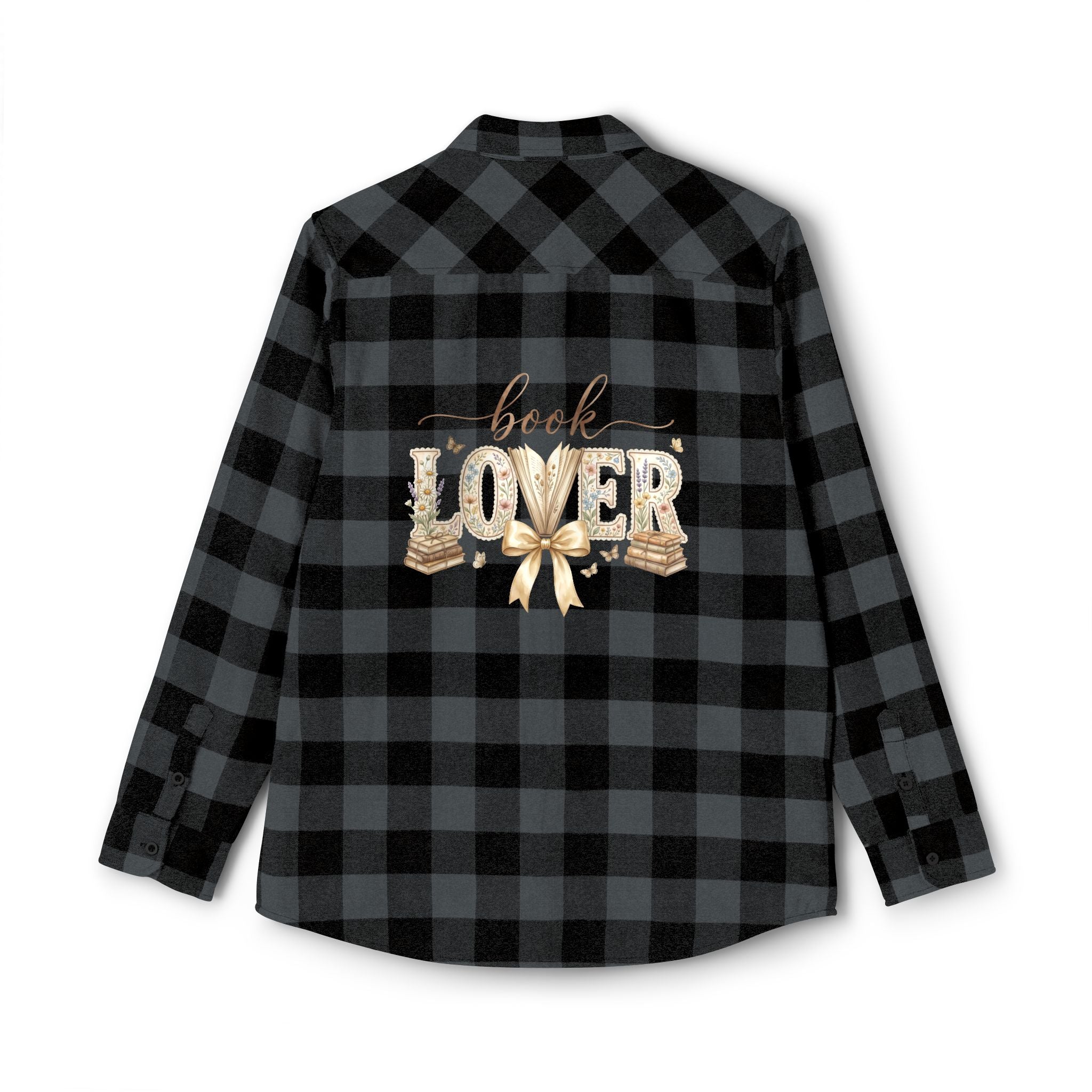 Book Lover Flannel Shirt - Cozy Plaid Reading Gift