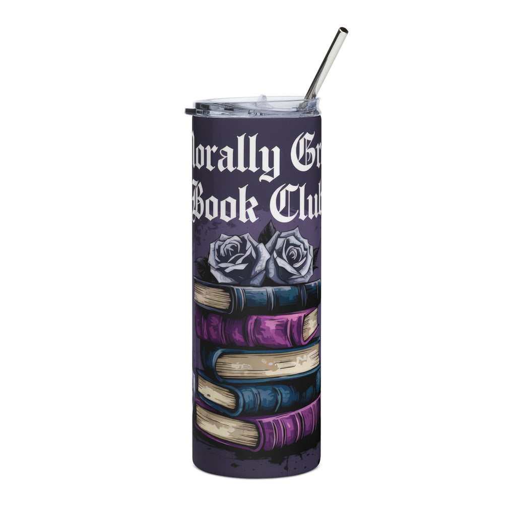 Morally Grey Book Club 20oz Stainless Tumbler
