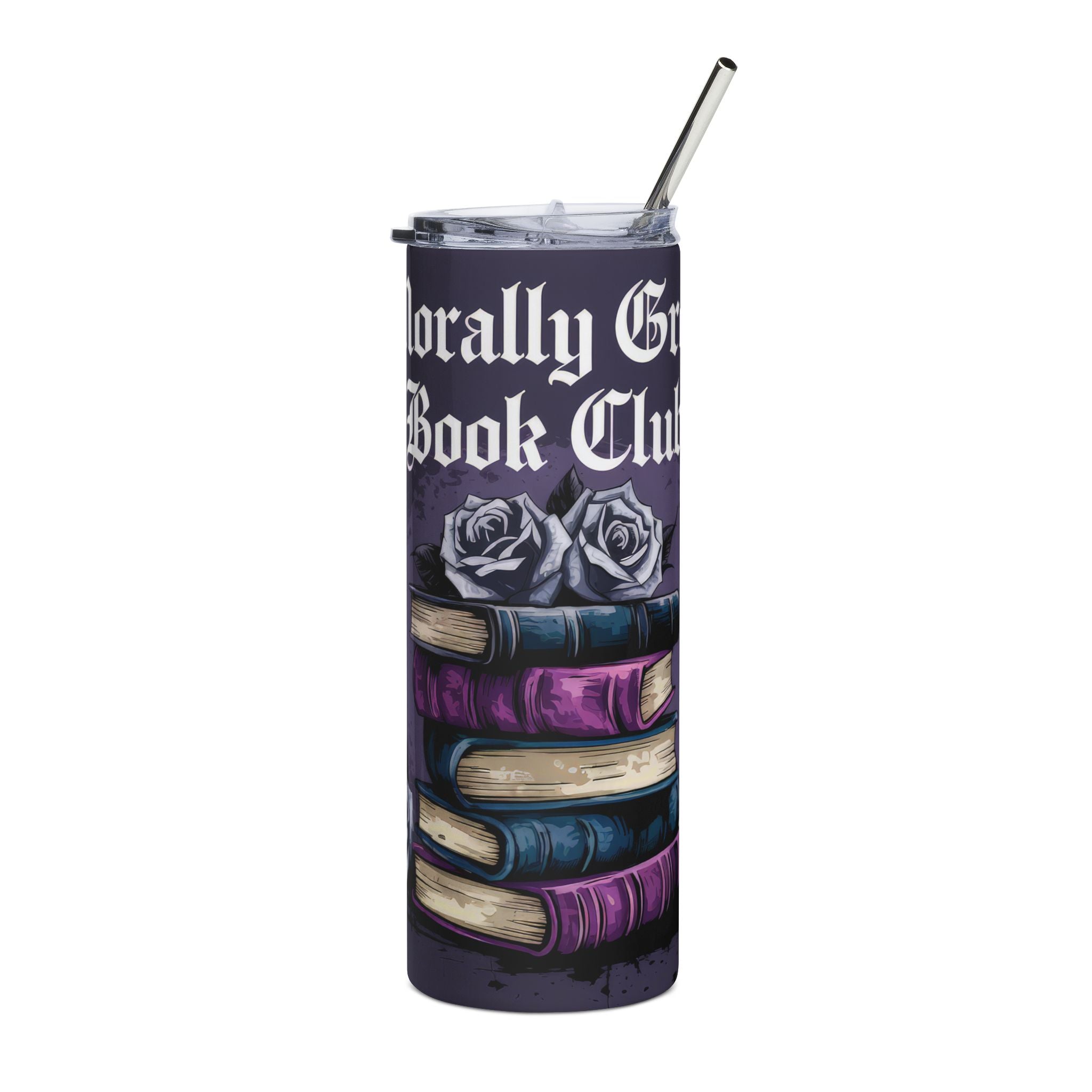 Morally Grey Book Club 20oz Stainless Tumbler