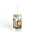 Book Lover Sipper Glass — 16oz Tumbler with “Just One More Chapter” Floral Design